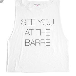 Emi Jay See You At The Barre Crop Tank